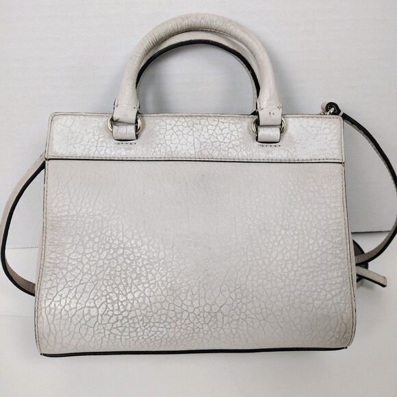 FLAWS Kate Spade Looloo Perri Lane Bubbles Crossbody Taupe Leather Bag - Picture 11 of 16